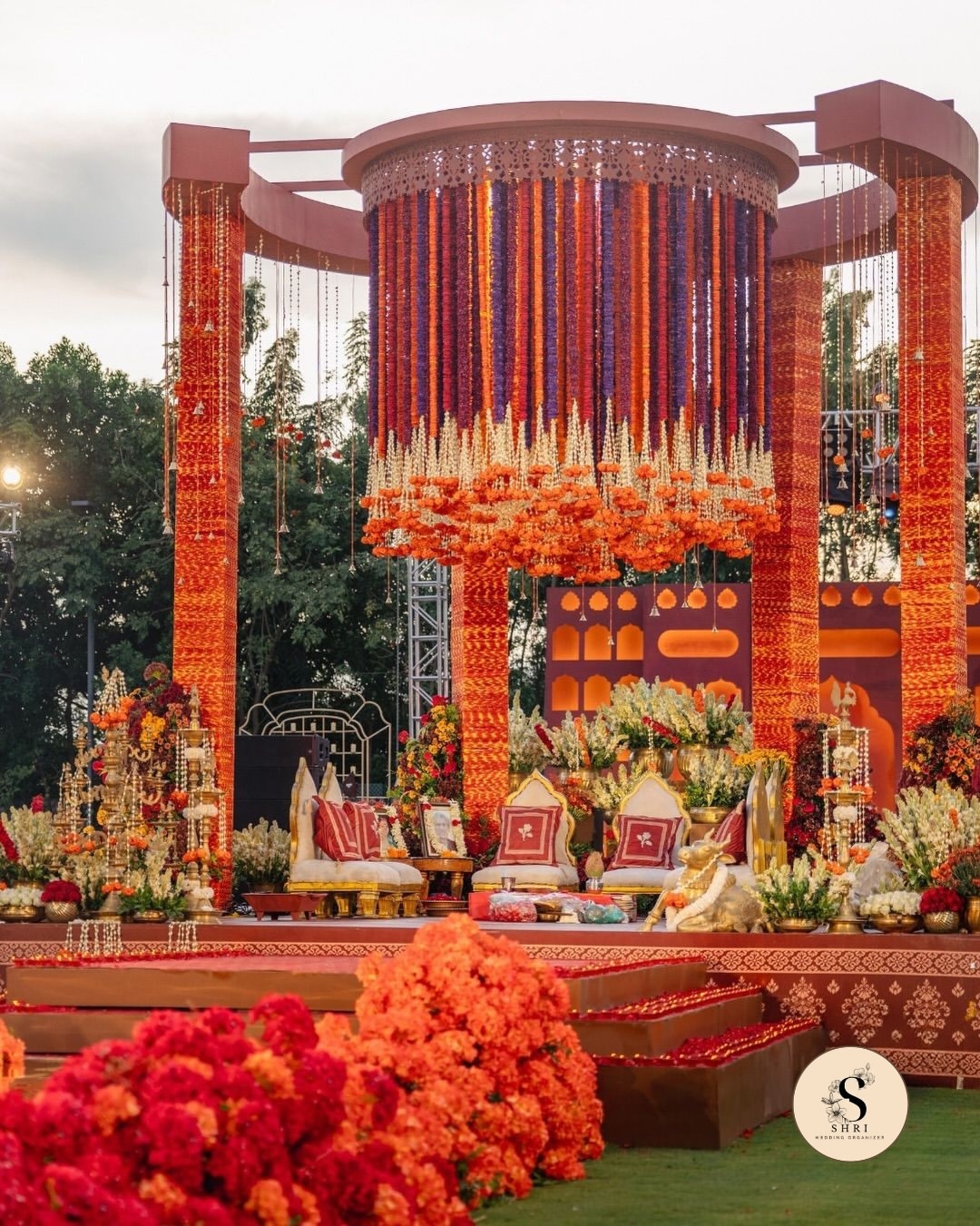Floral Wedding Mandap Decoration in Lucknow